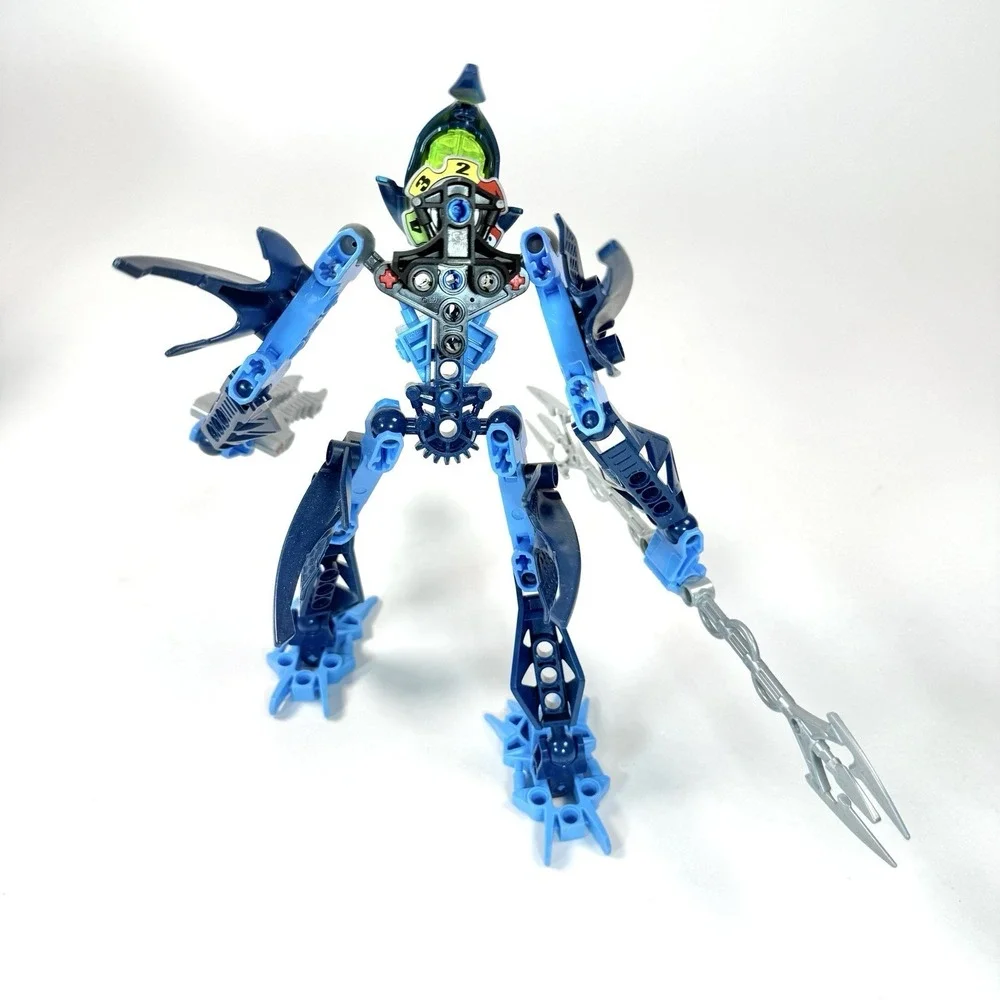 LEGO Bionicle Glatorian Legends Kiina 8987 Complete Manual Canister No Lid